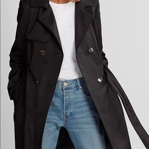 Black trench coat
